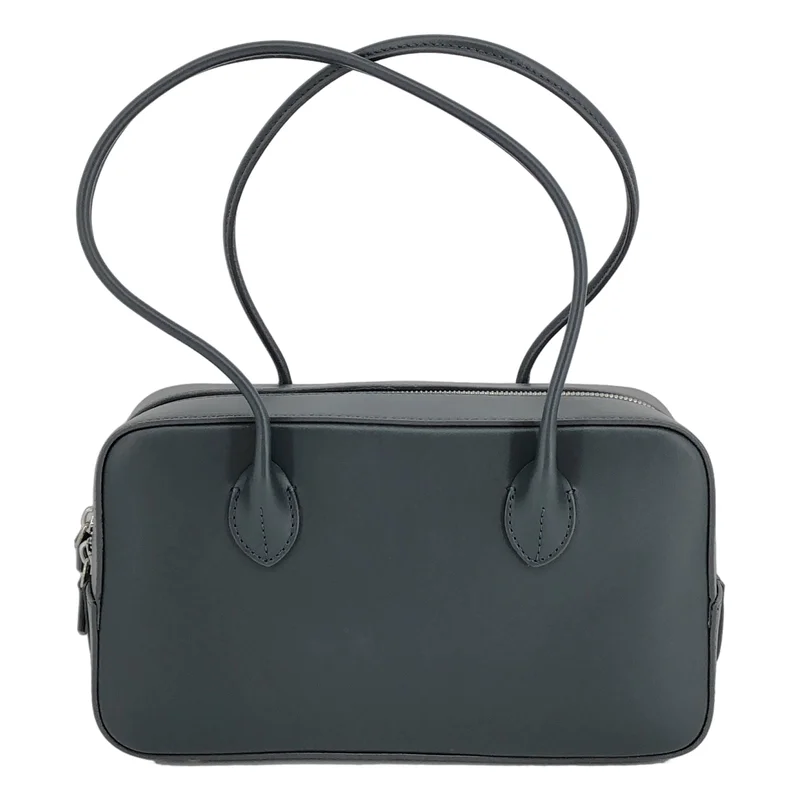 MAISON CANAU / メゾンカナウ | SMOOTH BOX BOSTON ショルダーバッグ |