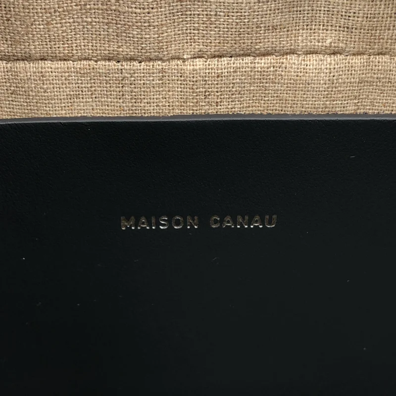 MAISON CANAU / メゾンカナウ | SMOOTH BOX BOSTON ショルダーバッグ |