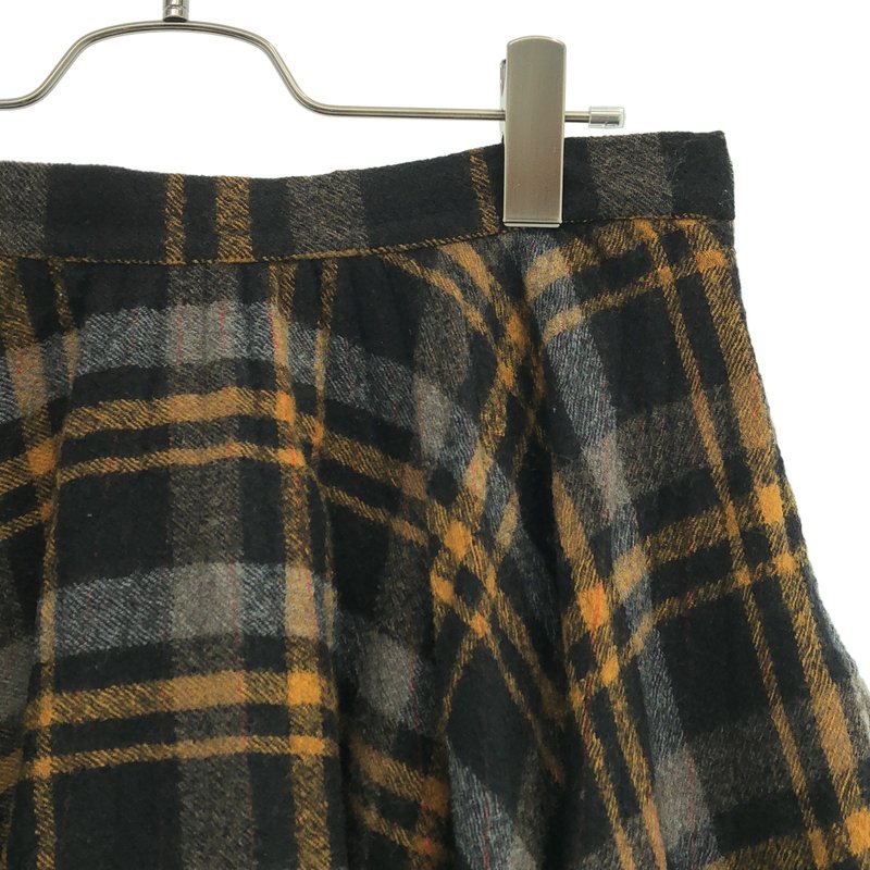 Maison Margiela / メゾンマルジェラ | 2016AW | チェック フレア ロングスカート | M | レディース