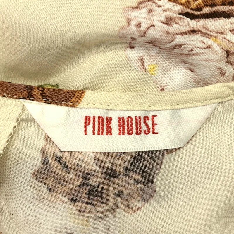 PINK HOUSE / ピンクハウス | アイスクリームプリント フリル  ワンピース |
