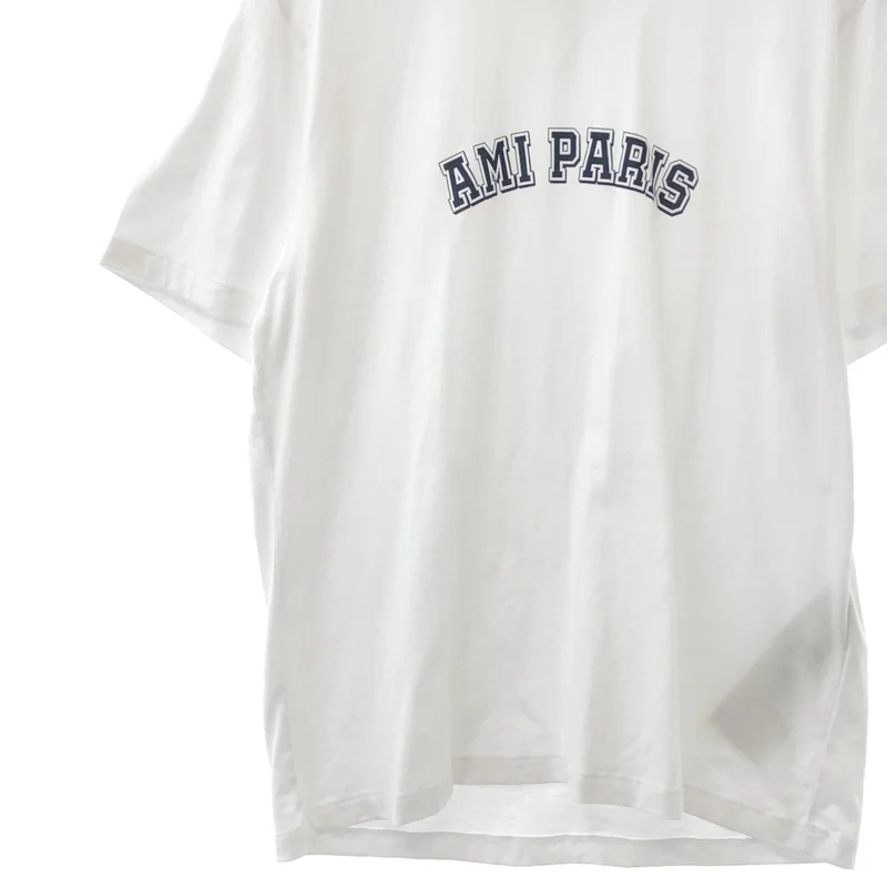 AMI Alexandre Mattiussi / アミ・アレクサンドルマテュッシ | ロゴ リンガー Tシャツ | M | メンズ