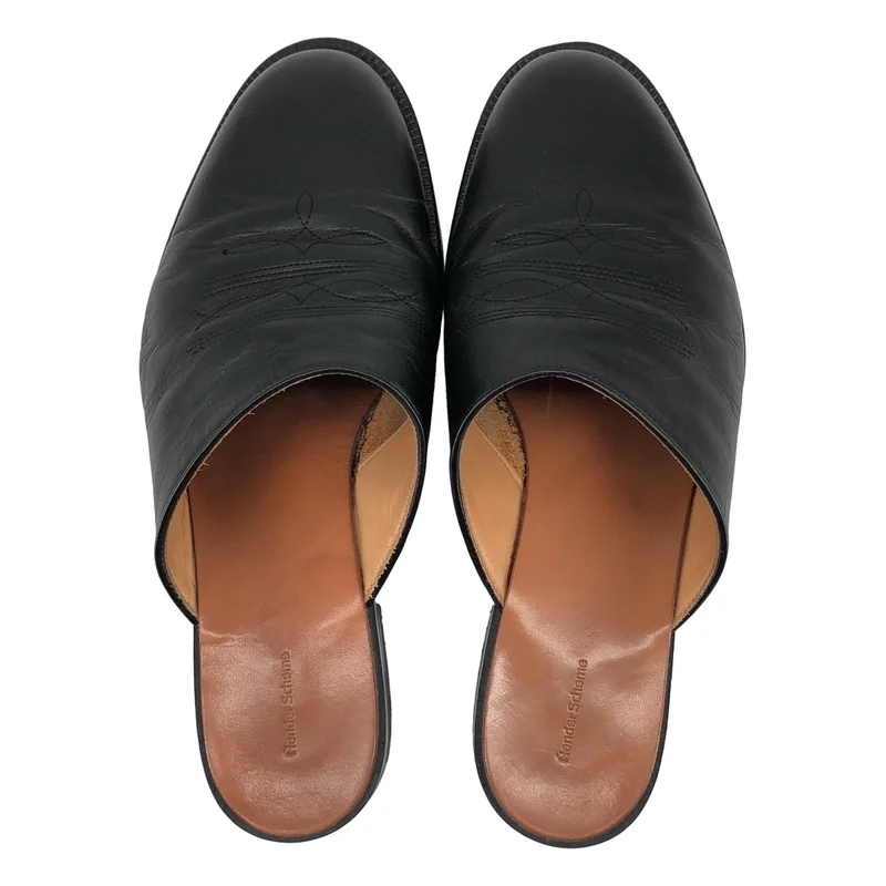 Hender scheme / エンダースキーマ | di-rs-chk レザー フラット サンダル | 5 | メンズ