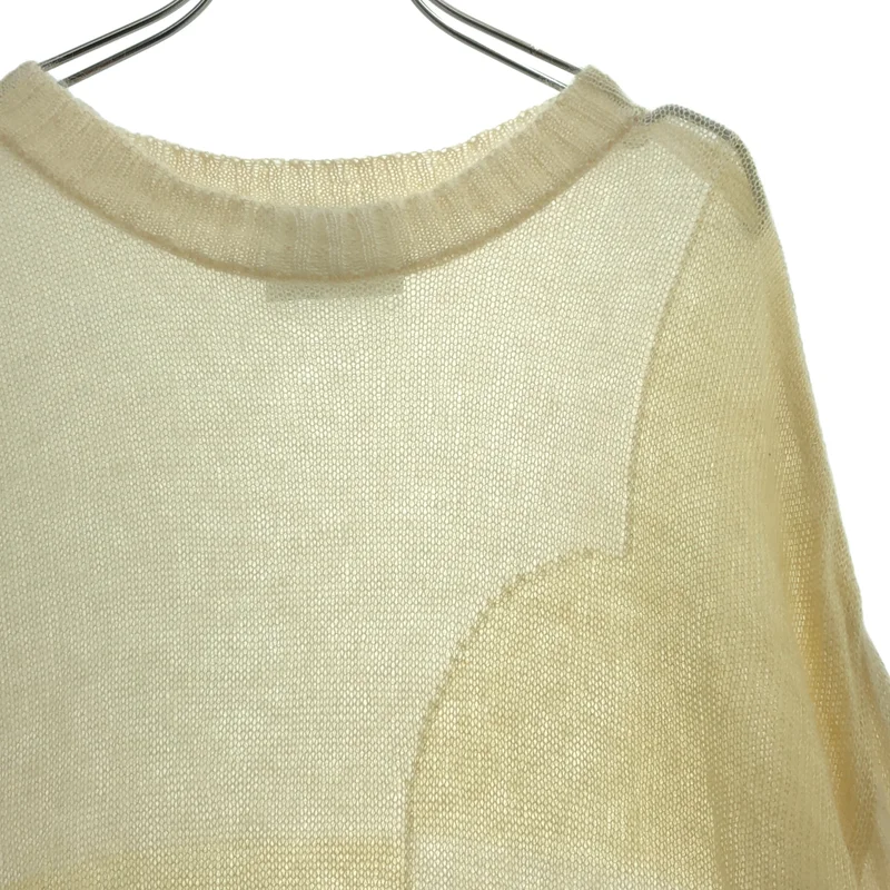 TAN / タン | 2020AW | GEOMETRY INTERSIA P.O / モヘア シルク ジオメトリー インターシャニット セーター | F | レディース
