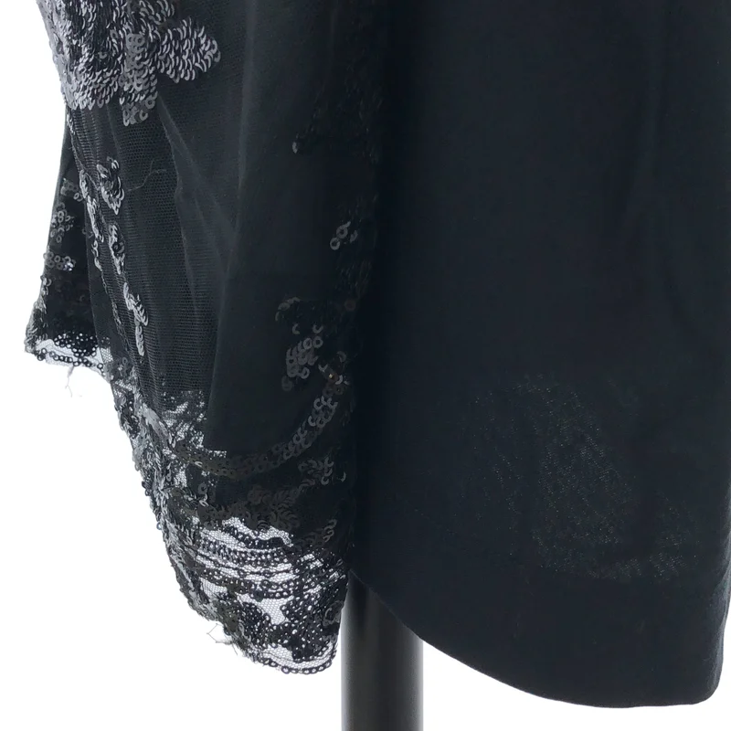 Simone Rocha / シモーネロシャ | コットン スパンコール ギャザーワンピース | XS | レディース