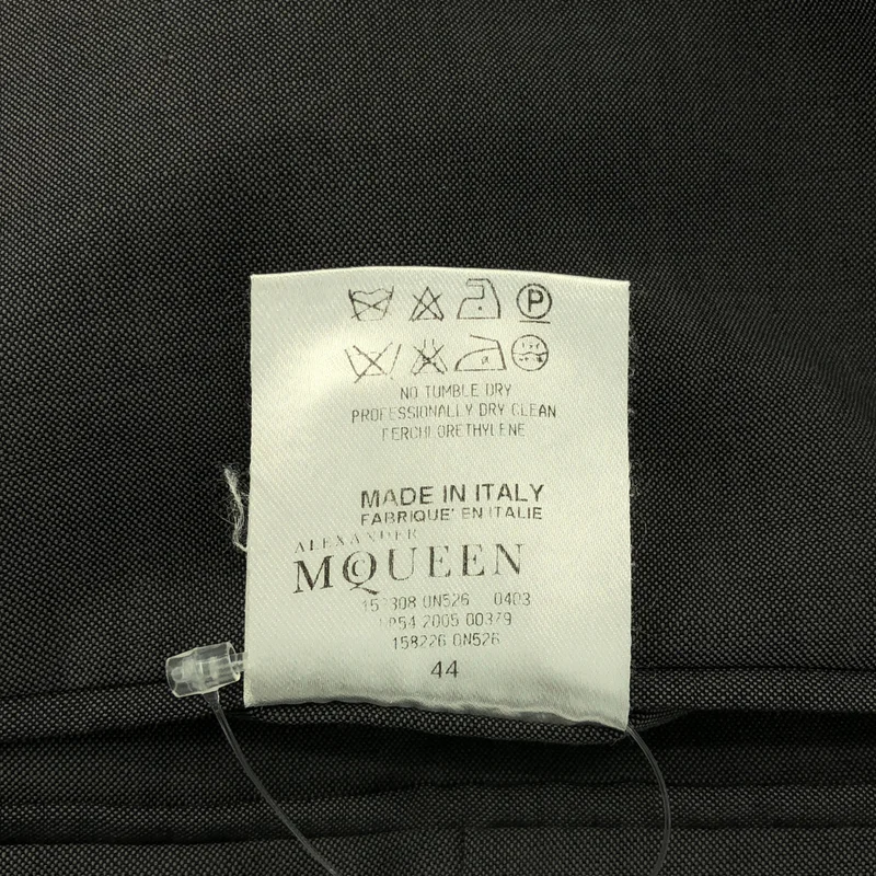 ALEXANDER MCQUEEN / アレキサンダーマックイーン | ウール スラックス パンツ | 44 | メンズ