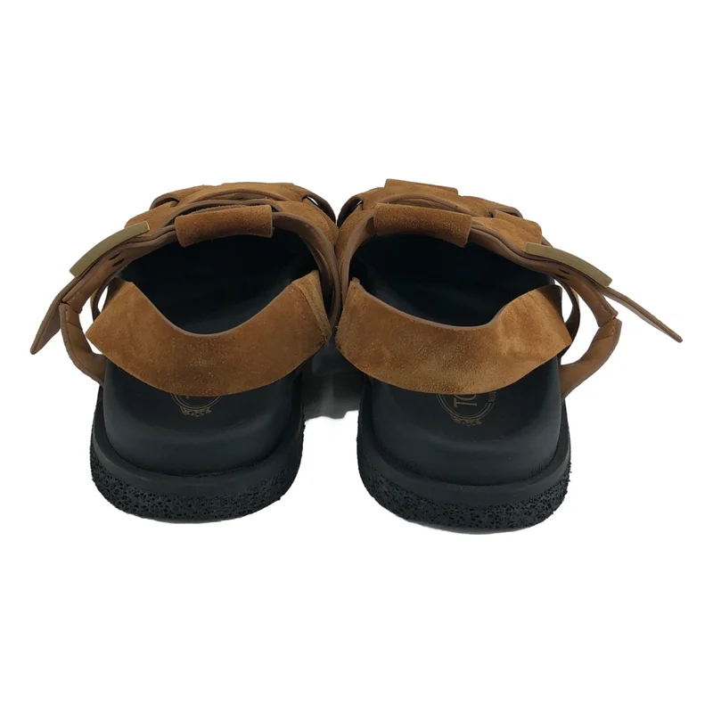 TOD'S / トッズ | Tタイムレス スエード グルカサンダル | 36 1/2 | レディース