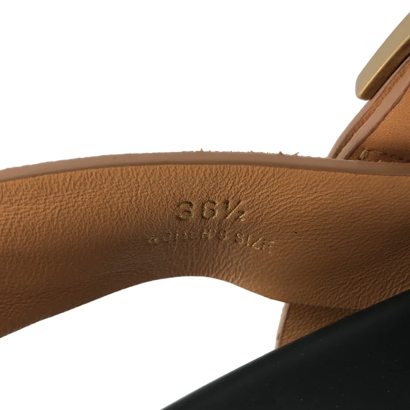 TOD'S / トッズ | Tタイムレス スエード グルカサンダル | 36 1/2 | レディース