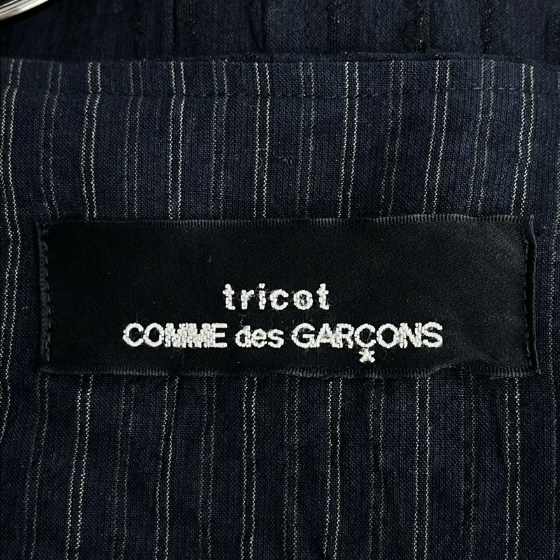 tricot COMME des GARCONS / トリココムデギャルソン | 1990s | レーヨン ストライプ ノースリーブ ワンピース |