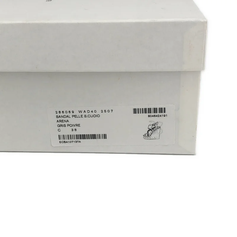 BALENCIAGA / バレンシアガ | アリーナ レザー スタッズ エスパドリーユ サンダル | 38 | レディース