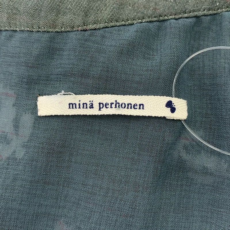 mina perhonen / ミナペルホネン | flower rain スクエアネック ワンピース |