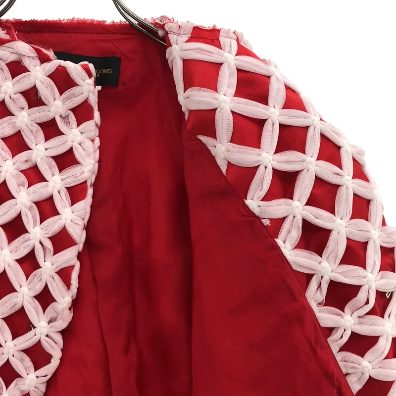 COMME des GARCONS / コムデギャルソン | 2026SS | チュール織り サテンレイヤード ジャケット | S | レディース