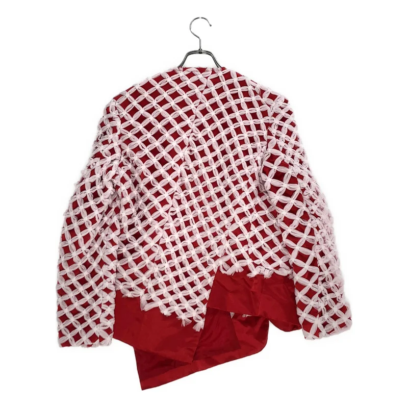COMME des GARCONS / コムデギャルソン | 2026SS | チュール織り サテンレイヤード ジャケット | S | レディース