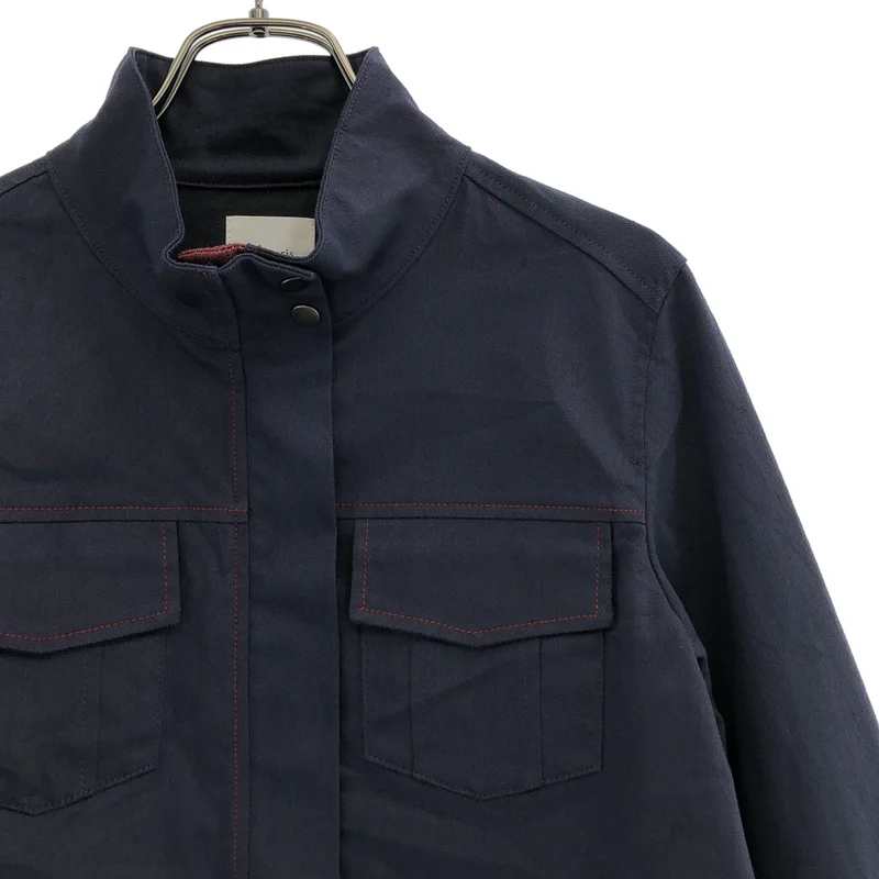 Re:poris / レポリス | Guardsman jacket スタンドカラー クロップドジャケット | F | レディース