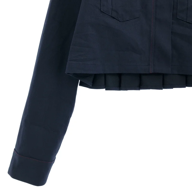 Re:poris / レポリス | Guardsman jacket スタンドカラー クロップドジャケット | F | レディース
