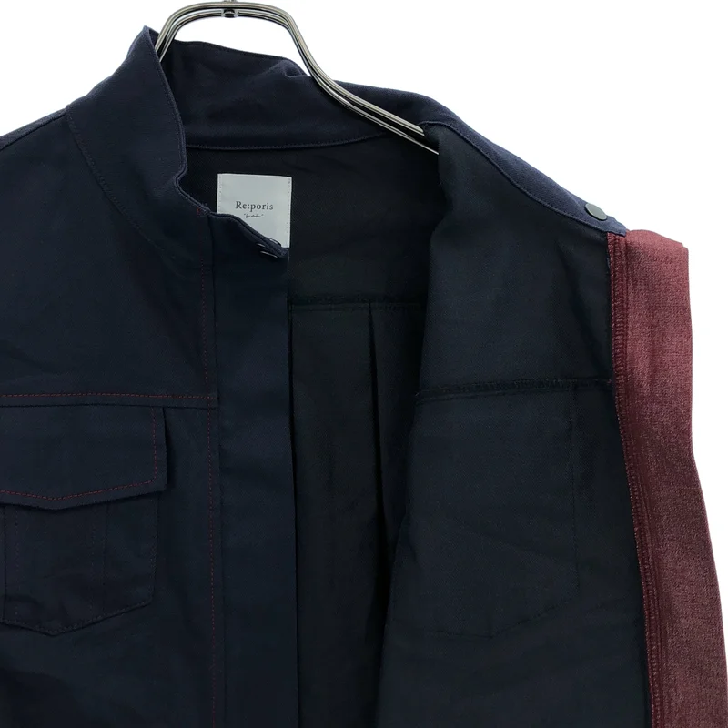 Re:poris / レポリス | Guardsman jacket スタンドカラー クロップドジャケット | F | レディース