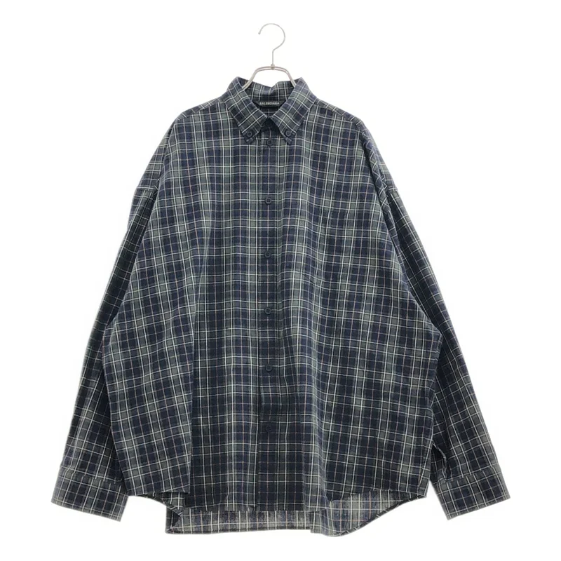 BALENCIAGA / バレンシアガ | Back Logo Oversized B.D Shirt シャツ | L | メンズ