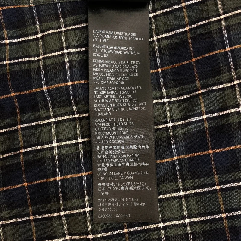 BALENCIAGA / バレンシアガ | Back Logo Oversized B.D Shirt シャツ | L | メンズ