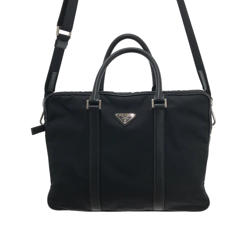 PRADA / プラダ | サフィアーノ トライアングルロゴ ビジネス 2way ショルダーバッグ  / 2VE871 |