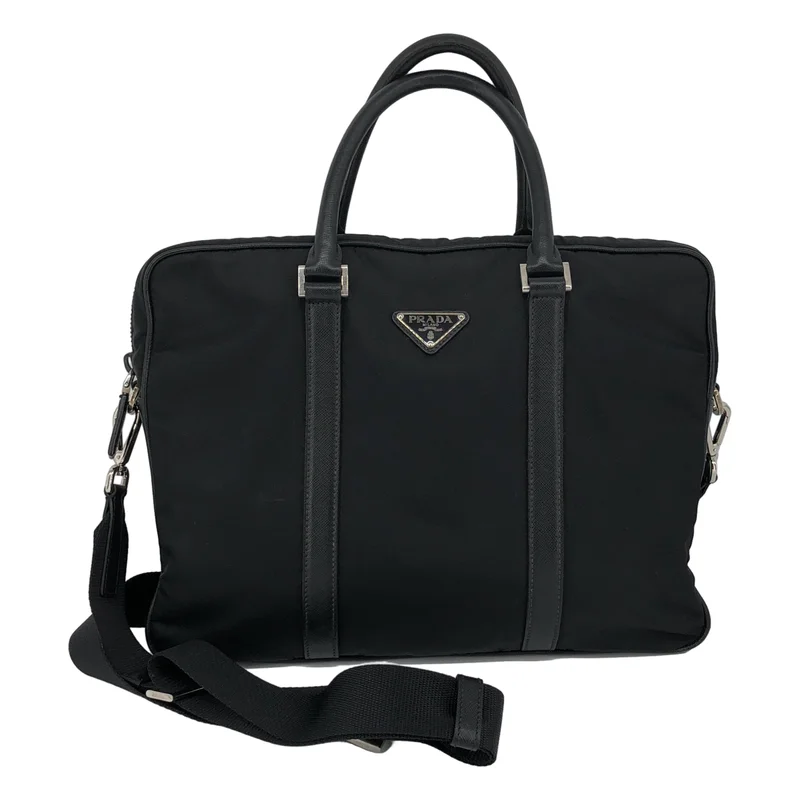 PRADA / プラダ | サフィアーノ トライアングルロゴ ビジネス 2way ショルダーバッグ  / 2VE871 |