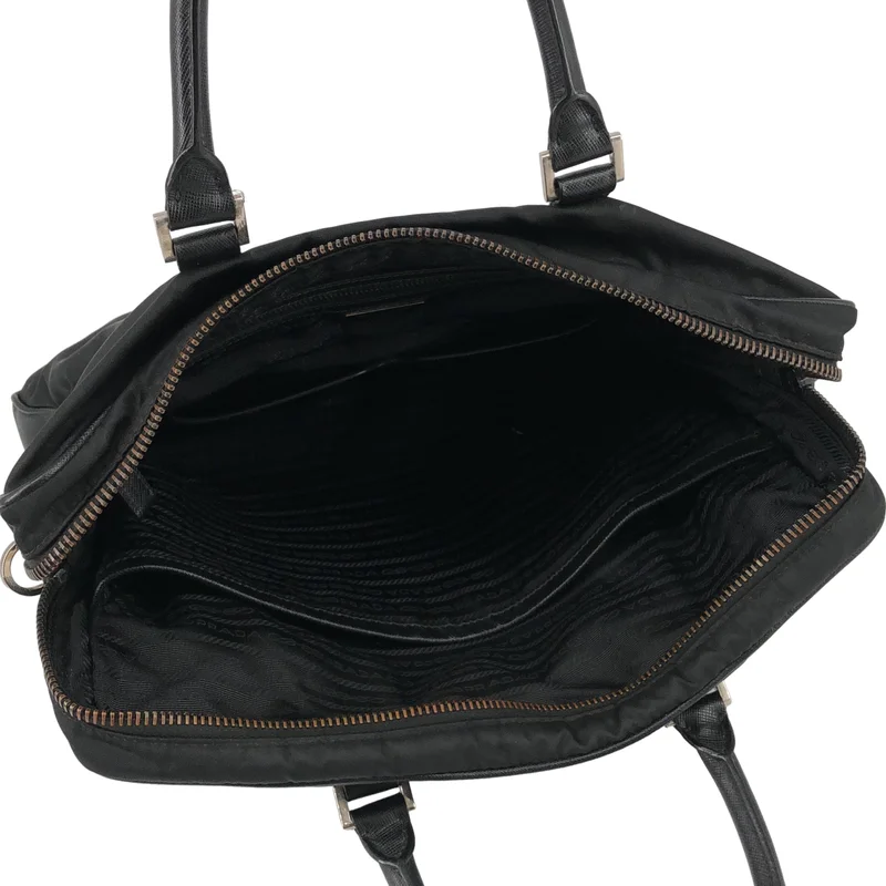 PRADA / プラダ | サフィアーノ トライアングルロゴ ビジネス 2way ショルダーバッグ  / 2VE871 |