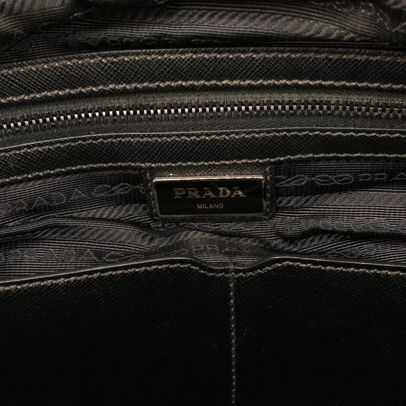 PRADA / プラダ | サフィアーノ トライアングルロゴ ビジネス 2way ショルダーバッグ  / 2VE871 |