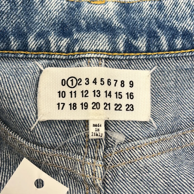Maison Margiela / メゾンマルジェラ | 2021SS | PANTS 5 POCKETS スラッシュ ディティール デニム パンツ | 40 | レディース