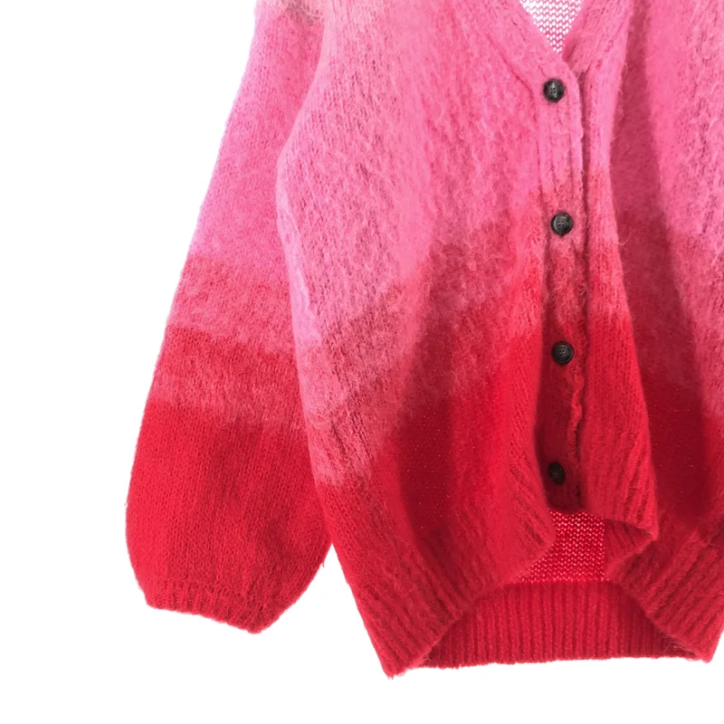 Maison Special / メゾンスペシャル | GRADATION KNIT CARDIGAN グラデーション ニット カーディガン | F | レディース