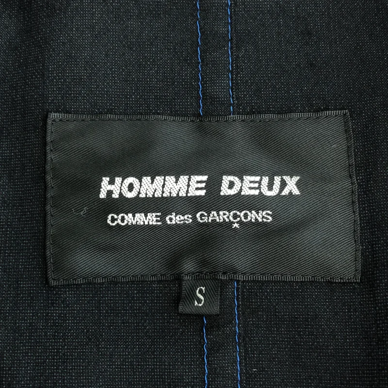 COMME des GARCONS HOMME DEUX / コムデギャルソンオムドゥ | 2012SS | ウールストレッチ ステッチ 3B テーラードジャケット | S | メンズ