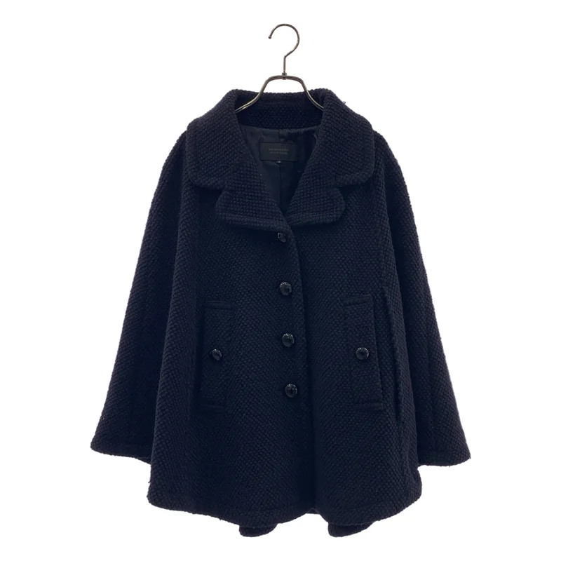 BURBERRY BLACK LABEL / バーバリーブラックレーベル | ウール ポンチョ ケープ | 38 | レディース