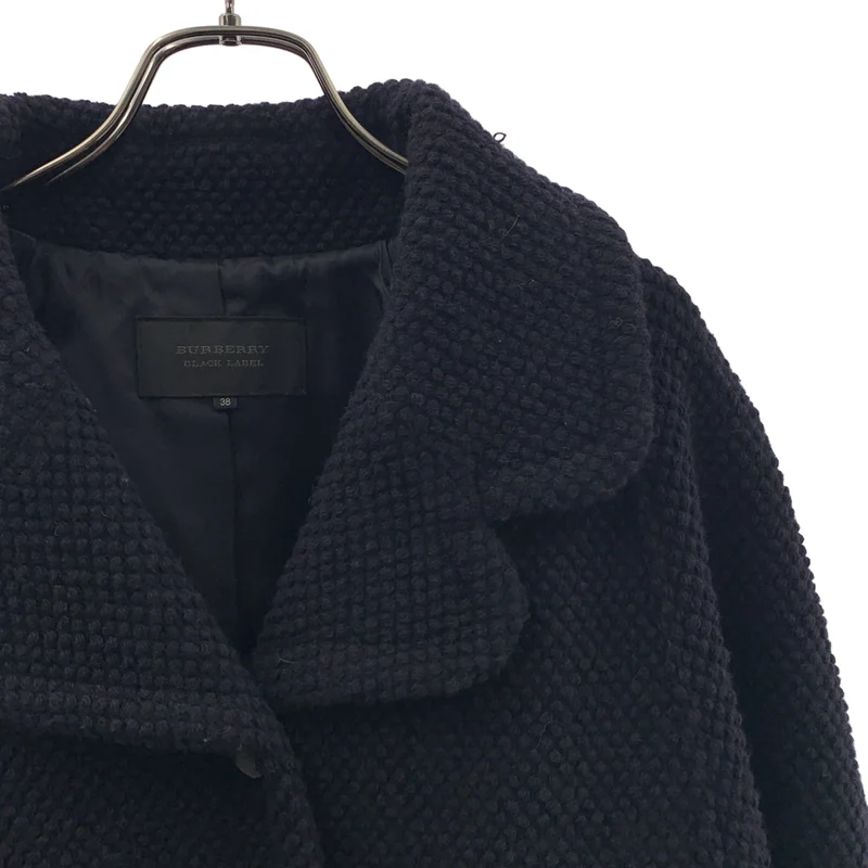 BURBERRY BLACK LABEL / バーバリーブラックレーベル | ウール ポンチョ ケープ | 38 | レディース