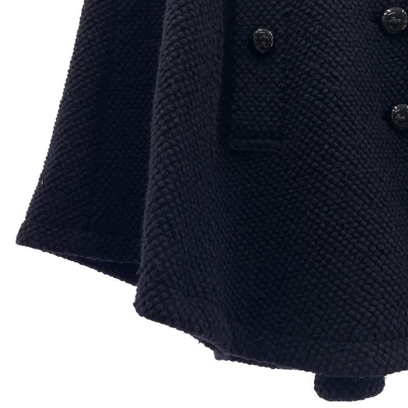 BURBERRY BLACK LABEL / バーバリーブラックレーベル | ウール ポンチョ ケープ | 38 | レディース