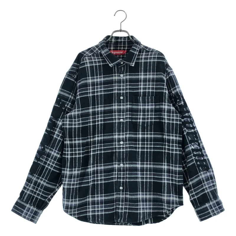 SUPREME / シュプリーム | 2025SS | コットン チェック ロゴ刺しゅう ネルシャツ | M | メンズ