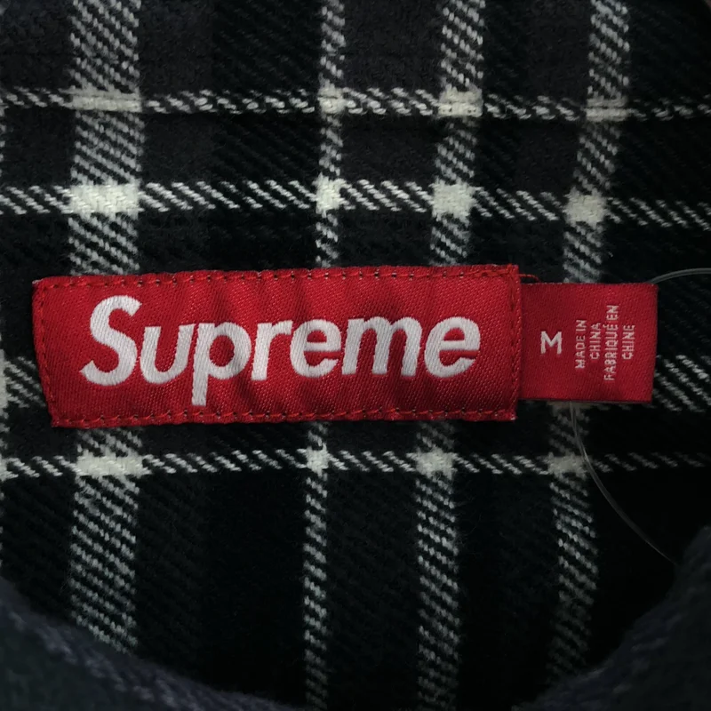 SUPREME / シュプリーム | 2025SS | コットン チェック ロゴ刺しゅう ネルシャツ | M | メンズ