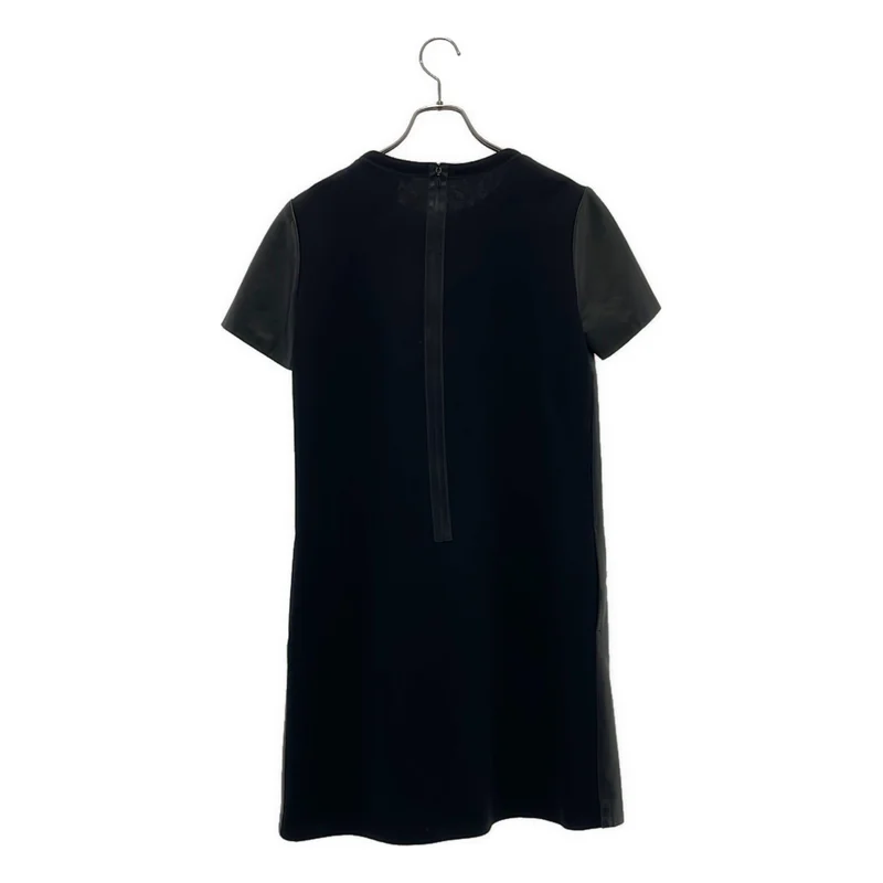 WEEKEND MAX MARA / ウィークエンドマックスマーラ | 羊革 ラムレザー バックジップ ワンピース / 裏地付き | 42 | レディース