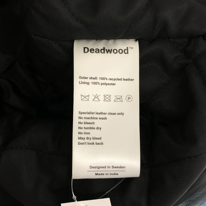 DEADWOOD / デッドウッド | エコレザー フーデッドコート | 36 | レディース