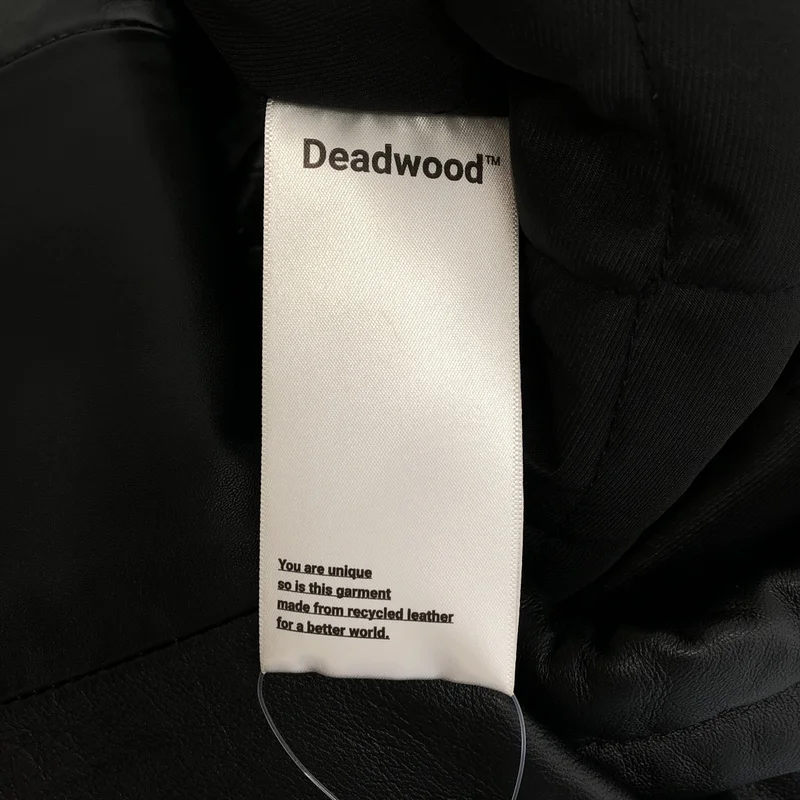 DEADWOOD / デッドウッド | エコレザー フーデッドコート | 36 | レディース