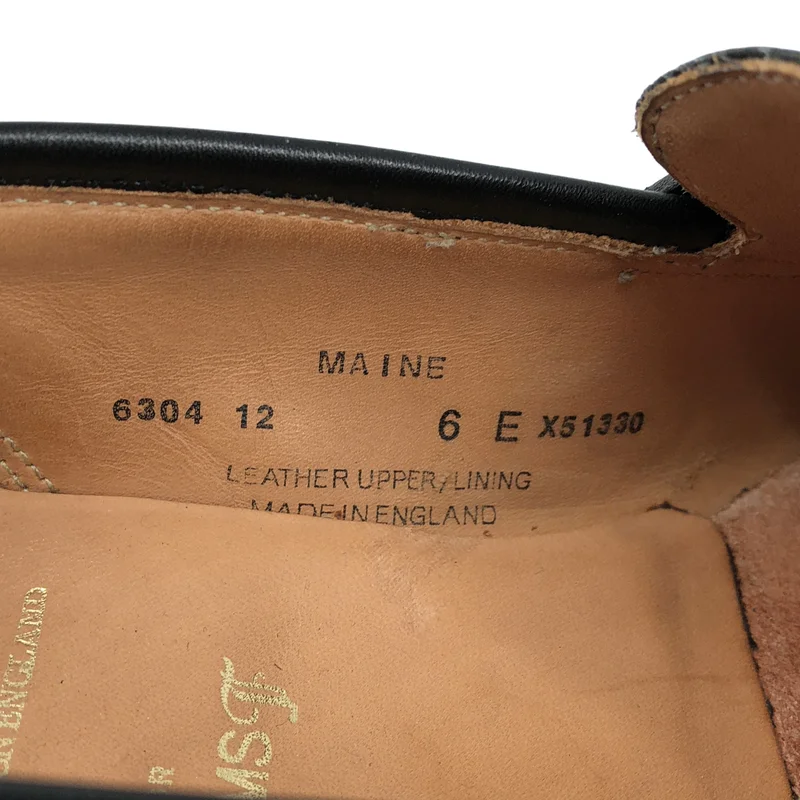 CROCKETT&JONES / クロケット&ジョーンズ | MAINE レザー ローファー X51330 | 6E | メンズ