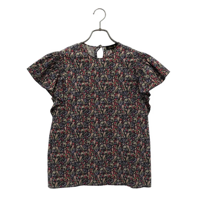 Drawer / ドゥロワー | Cotton Flower Print Short Sleeve Ruffle