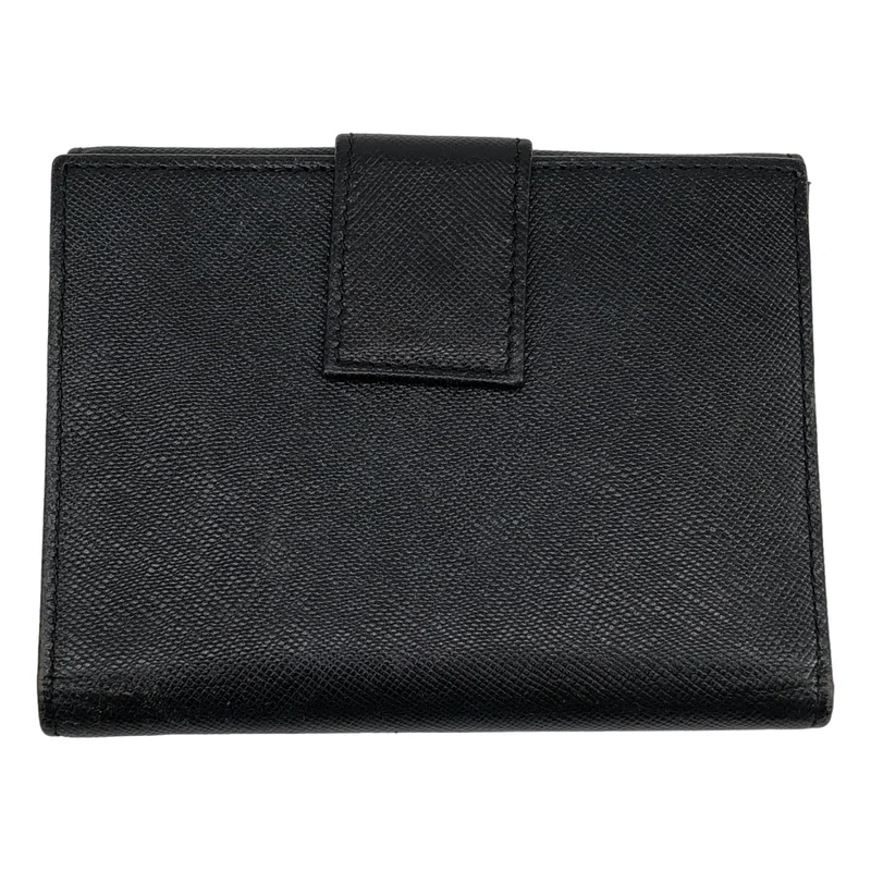 PRADA / プラダ | サフィアレザー ダブルスナップ 2つ折り ウォレット |