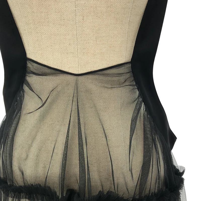 FETICO / フェティコ | 2023AW | TULLE PINAFORE DRESS / チュール ピナフォア ワンピース | 1 | レディース