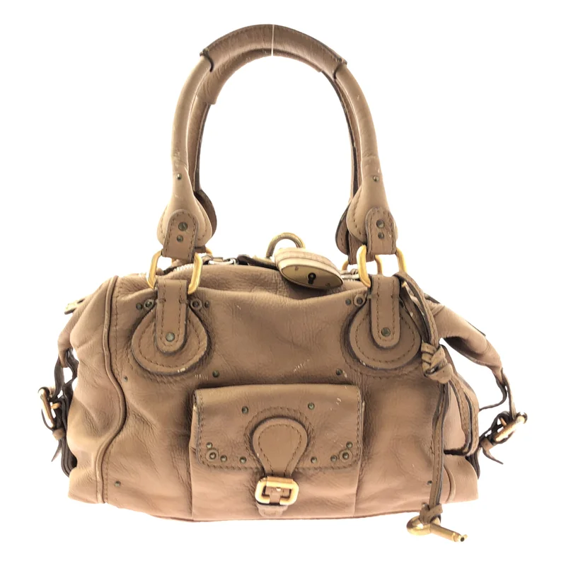 Chloe / クロエ | Paddington / パディントン レザー ロゴ カデナ ハンドバッグ |