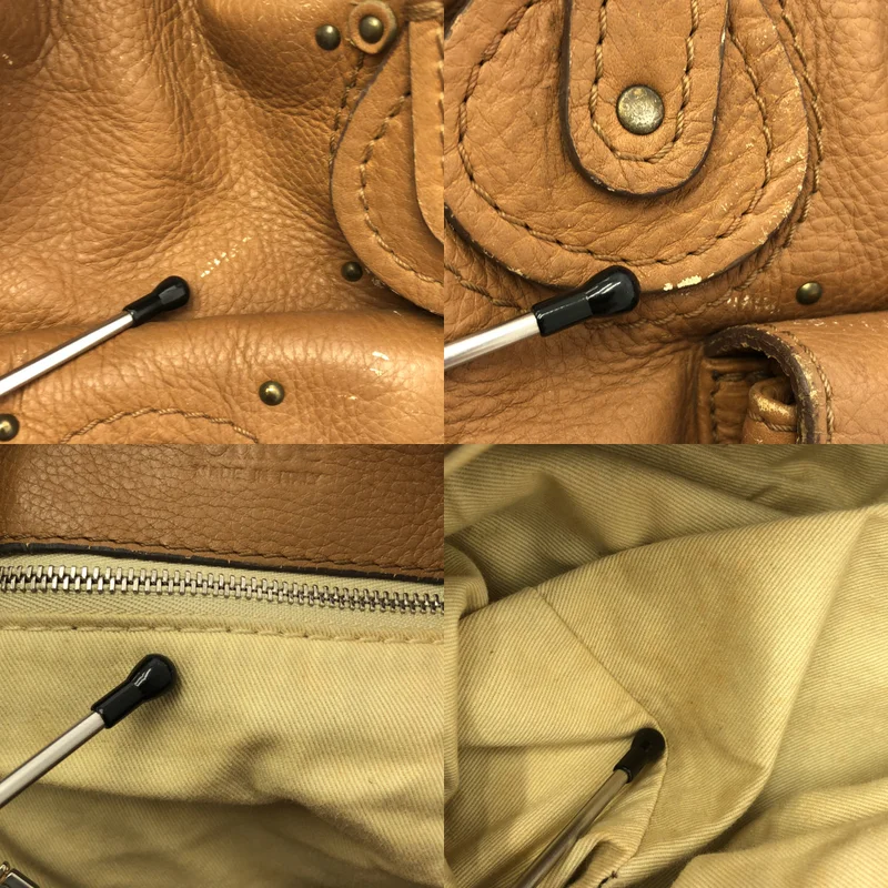 Chloe / クロエ | Paddington / パディントン レザー ロゴ カデナ ハンドバッグ |