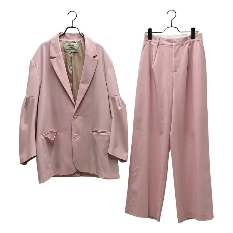 AMERI / アメリ | セットアップ / DIMENSIONAL SLEEVE JACKET STRAIGHT PANTS ジャケット パンツ | M | レディース