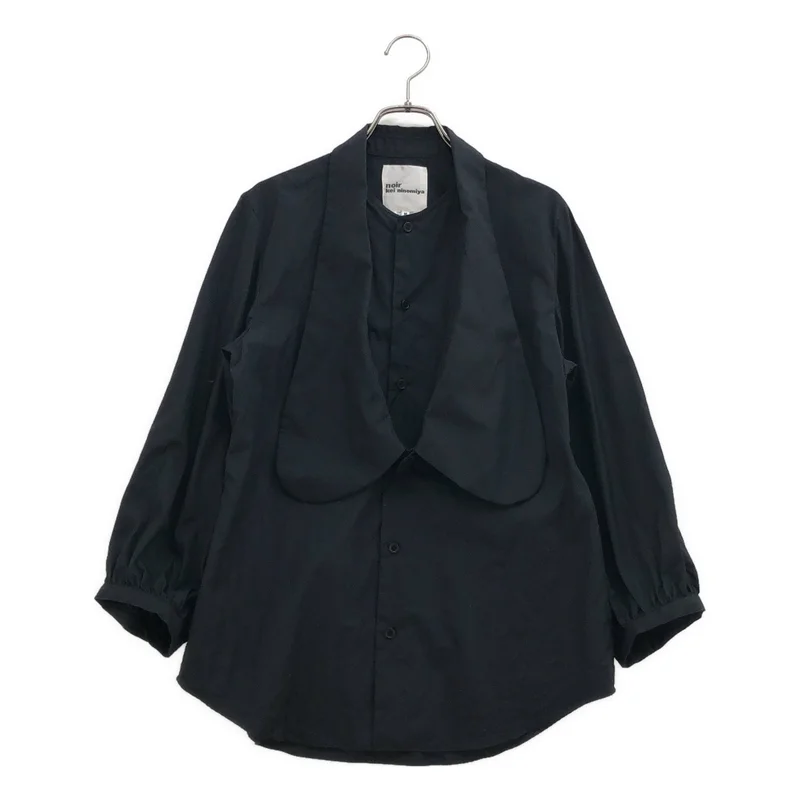 noir kei ninomiya / ノワールケイニノミヤ | 2023SS | コットン デザインカラー ブラウス | M | レディース