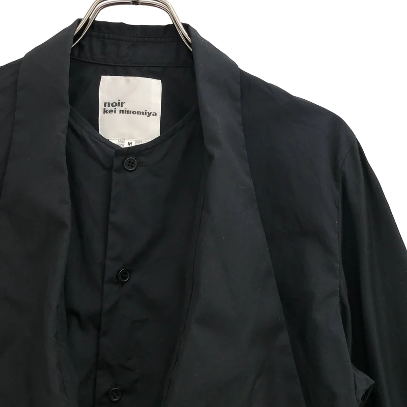 noir kei ninomiya / ノワールケイニノミヤ | 2023SS | コットン デザインカラー ブラウス | M | レディース