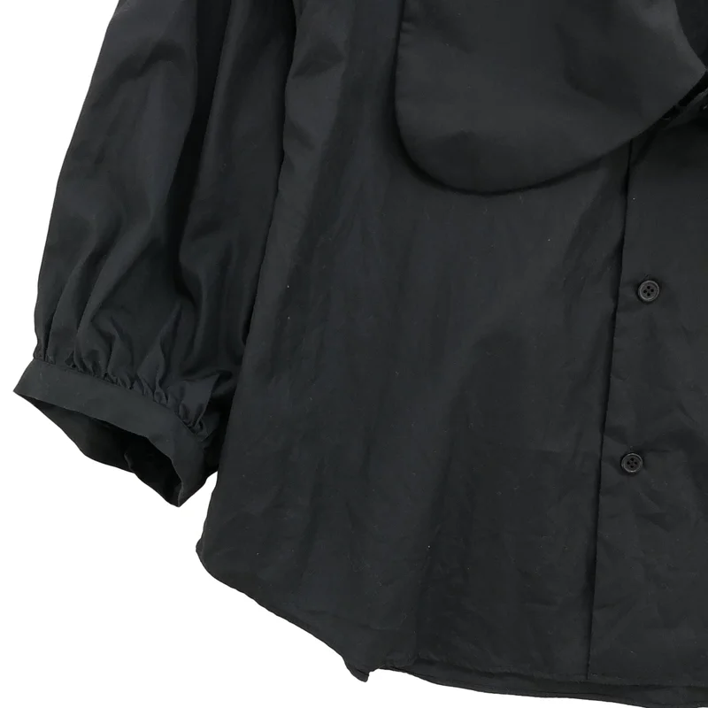 noir kei ninomiya / ノワールケイニノミヤ | 2023SS | コットン デザインカラー ブラウス | M | レディース