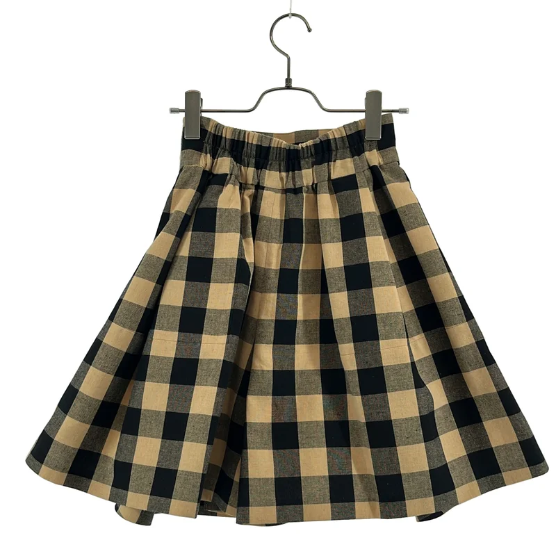 SEVEN TEN by MIHO KAWAHITO / セブンテンバイミホカワヒト | 2024SS | チェック ハイウエストフレアキュロット パンツ | XS | レディース