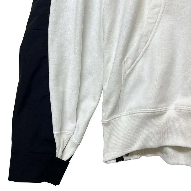 sacai / サカイ | ×THE NORTH FACE / ラバーロゴ 切替 プルオーバー パーカー | M | メンズ