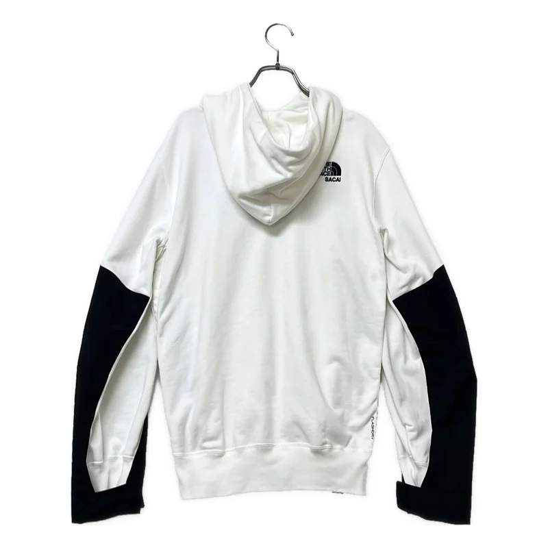 sacai / サカイ | ×THE NORTH FACE / ラバーロゴ 切替 プルオーバー パーカー | M | メンズ