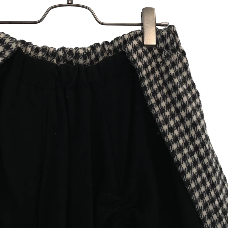 REGULATION Yohji Yamamoto / レギュレーションヨウジヤマモト | 2026AW | ウール混 チェック ドッキングスカート | 2 | レディース